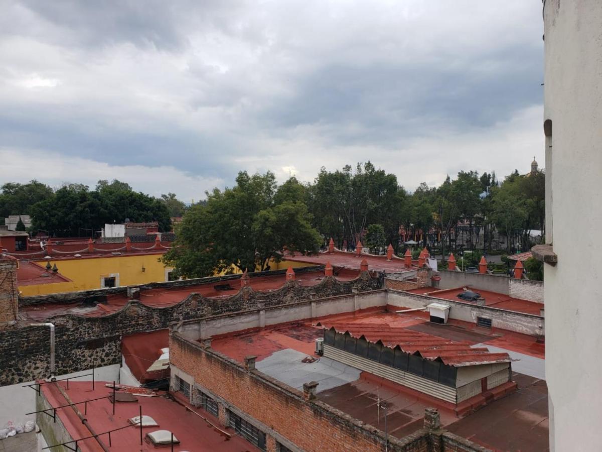 Loft Terraza Coyoacan Vista Plaza Kiosco Depa 50M2 Apartment Mexico City Exterior photo